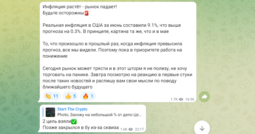 Start The Crypto телеграм  отзывы и проверка!