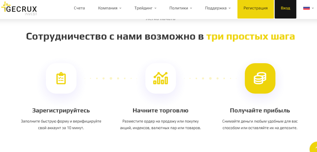 Gecrux Invest правда или все же обман? Разоблачение! 