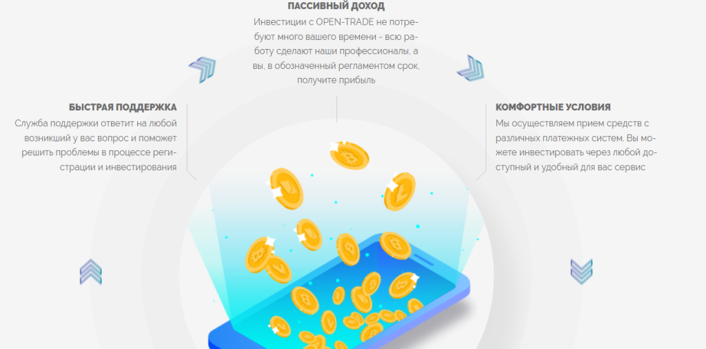 Лохотрон open trade click отзывы, не платит! 