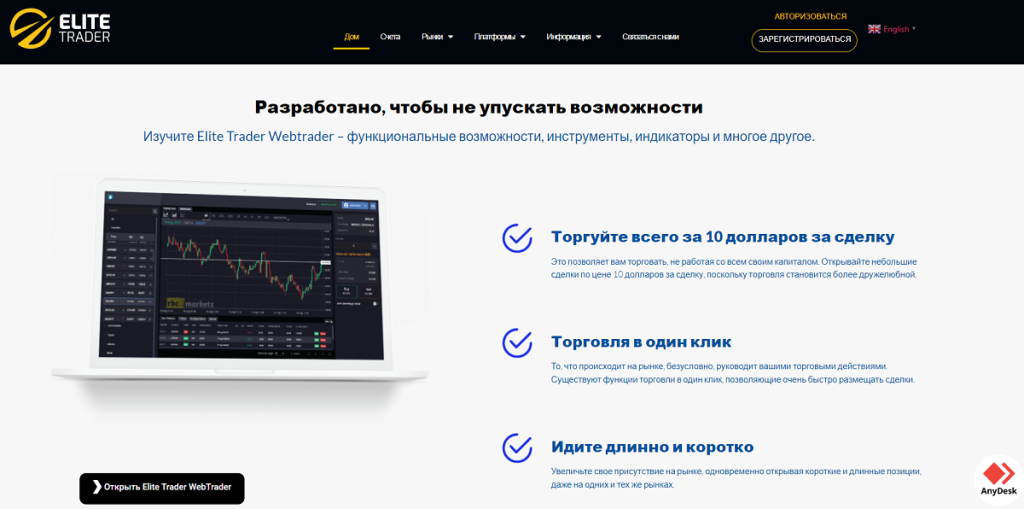 Брокер Elite Trader – лохотрон? Проверка и отзывы трейдеров