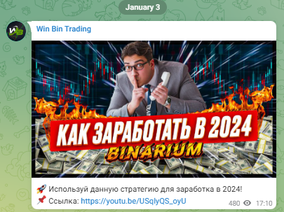 Win Bin Trading - обман на бинарных опционах, отзывы!