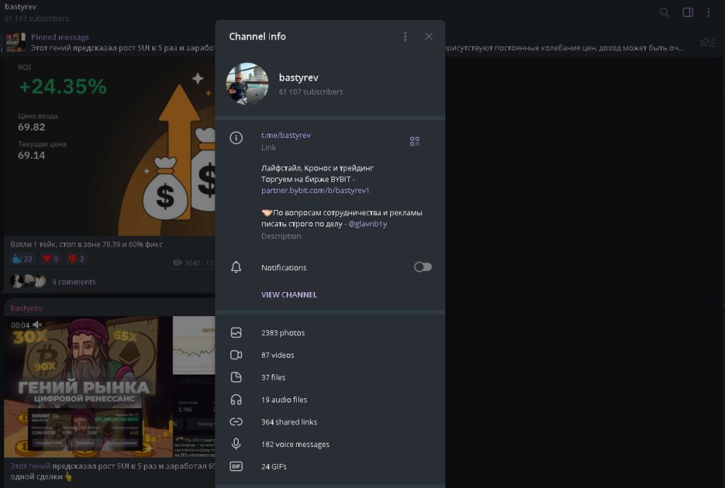 Трейдер Данил Бастырев: телеграм-канал Bastyrev - отзывы