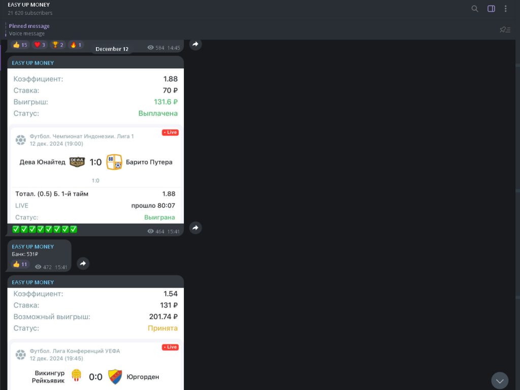Easy Up Money — отзывы о Телеграмм-канале и обзор