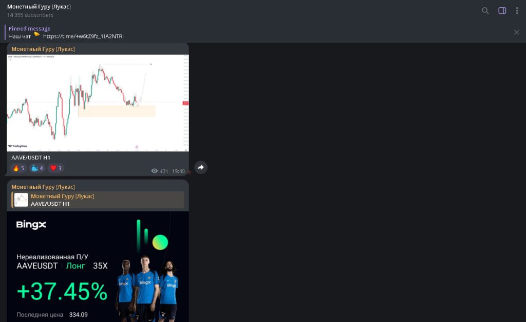 Канал Telegram Монетный гуру Лукас – реальные отзывы